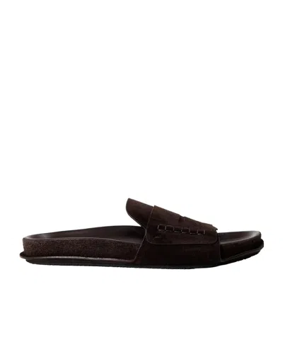 Jacquemus Men's Jacquard Pool Sliders In Multi