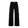 Jacquemus Straight Cargo Pants In Black