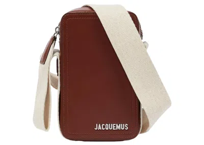 Pre-owned Jacquemus Men's  Le Cuerda Vertical Bag In Brown