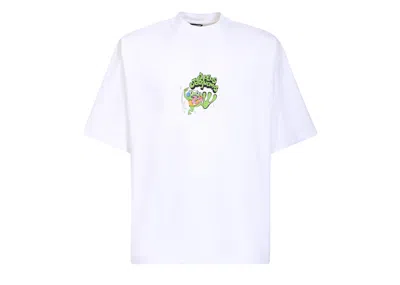 Pre-owned Jacquemus Men's  Le T-shirt Grenouille Frog Print T-shirt In White