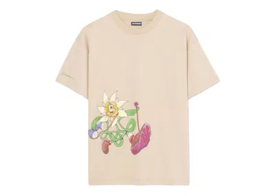 Pre-owned Jacquemus Men's  Le T-shirt Randonnee T-shirt In Beige In Sand