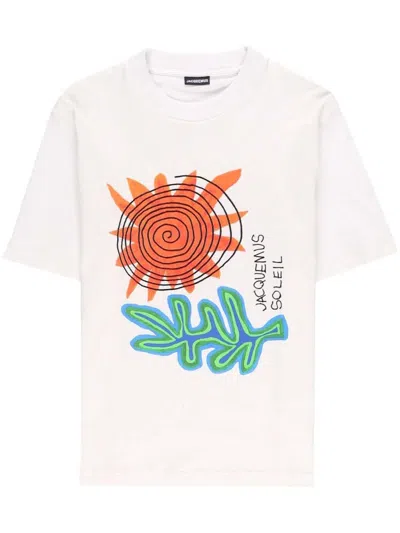 Pre-owned Jacquemus Men's  Le T-shirt Soalheiro In White