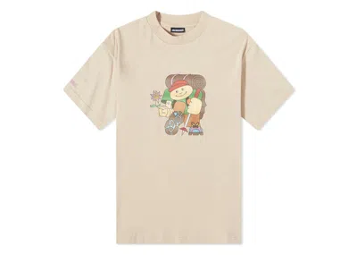 Pre-owned Jacquemus Men's  Le T-shirt Trek T-shirt In Beige/brown