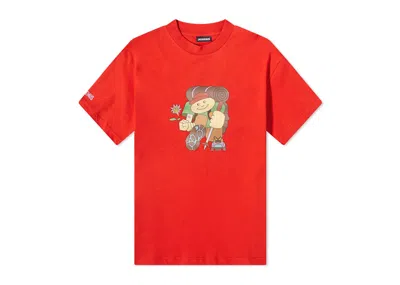 Pre-owned Jacquemus Men's  Le T-shirt Trek T-shirt In Red