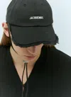 Jacquemus Men La Casquette Artichaut Baseball Cap In Black