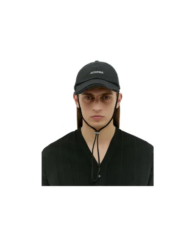 Jacquemus Men La Casquette Artichaut Baseball Cap In Black