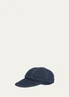 Jacquemus La Casquette Barco Denim Cap In 015 Navy