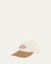 Jacquemus La Casquette Gelato Cap In Off-white Light Brown