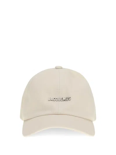 Jacquemus Men La Casquette Gadjo Baseball Cap In White