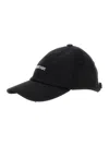 Jacquemus Men La Casquette Gadjo In Black