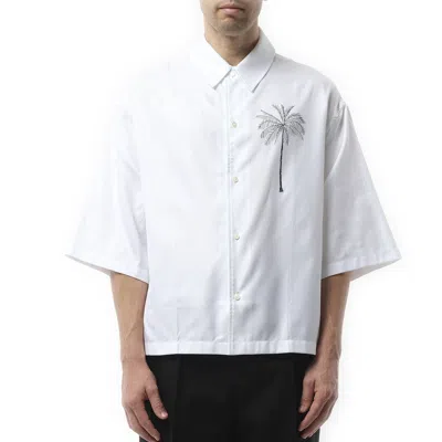 Jacquemus Men's La Chemise Aloe Palm Tree
