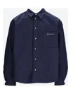 Jacquemus La Chemise Boulanger Padded Overshirt In Blue