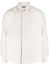 Jacquemus La Chemise Boulanger Cotton Blend Shirt In White
