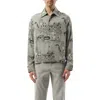 Jacquemus Men's La Chemise Corto Capri Cars In Grey