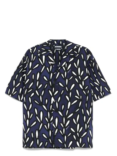 JACQUEMUS MEN'S LA CHEMISE JEAN SHIRT
