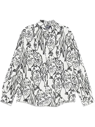 Jacquemus Men La Chemise Simon Shirt In White