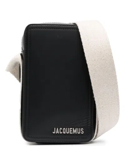 Jacquemus Le Cuerda Vertical Crossbody Bag In Black