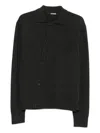 Jacquemus Grey Cardigan With Asymmetrical Design In Wool Man In Gray