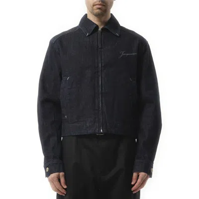 JACQUEMUS MEN'S LA VESTE DENIM CANEVAS