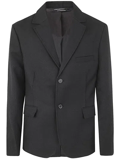 Jacquemus Men La Veste Disgreghi In Black