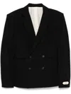 Jacquemus Double-breasted Jacket Featuring Shoulder Pads In Multicolor
