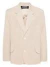 Jacquemus La Veste Titolo Blazer Jacket In Beige