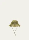 Jacquemus Men's Le Bob Artichaut Bucket Hat In 560 Khaki