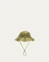 Jacquemus Men's Le Bob Artichaut Bucket Hat In Khaki