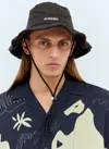Jacquemus Men Le Bob Artichaut Hat In Black