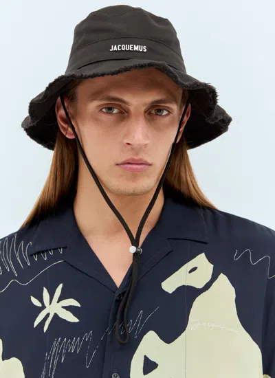Jacquemus Men Le Bob Artichaut Hat In Black