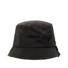 Jacquemus Men's Le Bob Nylon Bucket Hat In Black