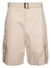 Jacquemus Men's Le Cargo Bermuda Shorts In Beige