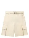 Jacquemus Men's Le Cargo Bermuda Shorts In Nude & Neutrals