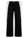 Jacquemus Straight Cargo Pants In Black
