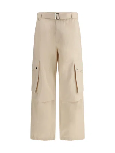 Jacquemus Men Le Cargo Pants In Beige