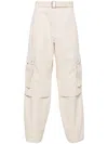 Jacquemus Men Le Cargo Pants In Neutral