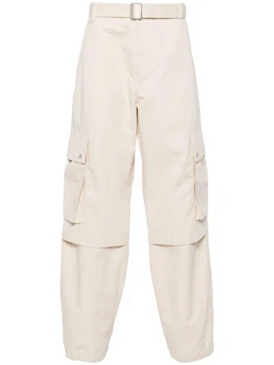 Jacquemus Men Le Cargo Pants In Neutral