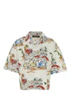 Jacquemus La Chemise Simon Printed Cotton Shirt In Caprcarwht