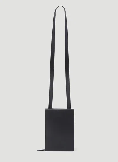 Jacquemus Le Gadju Neck Wallet In Black