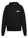 Jacquemus Gros-grain Hoodie In Black