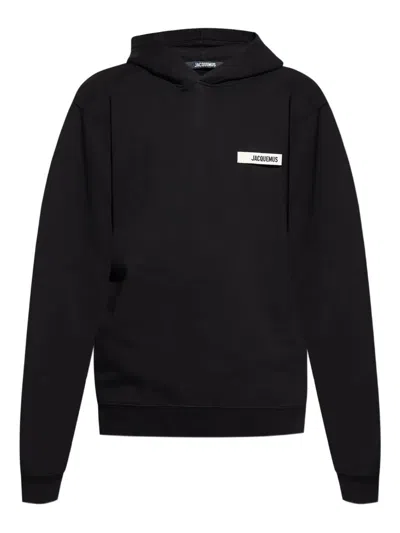 JACQUEMUS JACQUEMUS MEN "LE HOODIE" GROS GRAIN