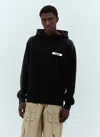 Jacquemus Men Le Hoodie Gros Grain Sweatshirt In Black