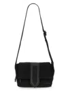 Jacquemus Womens La Banane Bambino Woven Belt Bag Black In Black