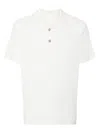 Jacquemus Le Maille Polo Shirt In Offwhite