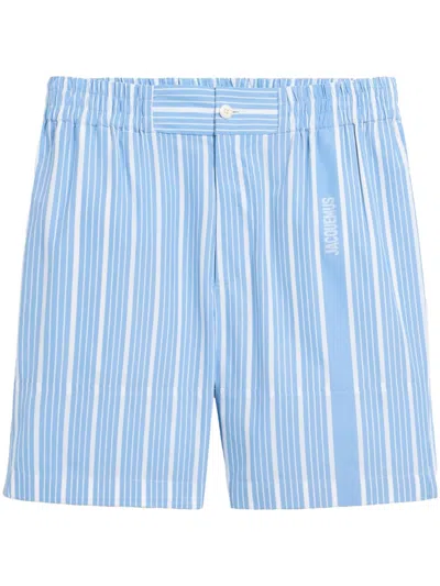JACQUEMUS JACQUEMUS MEN LE SHORT ALOE SHORTS