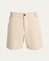 Jacquemus De Nimes Bermuda Shorts In Off White