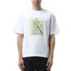 Jacquemus 'le T-shirt Marino' White Crewneck T-shirt With Maxi Print On The Front In White
