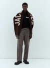 Jacquemus Men L'echarpe  Scarf In Brown