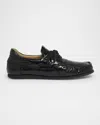 Jacquemus Batto Loafers With Croco Embossed Leather In Black