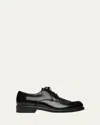 Jacquemus The Woven Derby-schuhe In Black